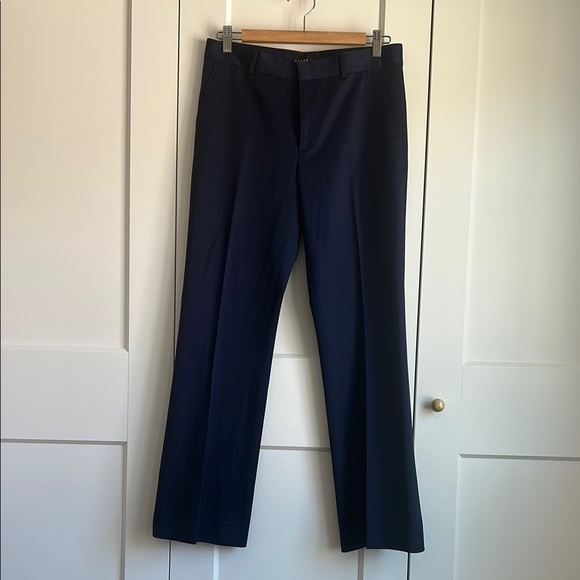 Ralph Lauren Black Label Navy Straight Leg Pants | 4 - Picture 1 of 6